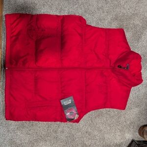 Vintage South Pole Red Quilted Puffer Vest